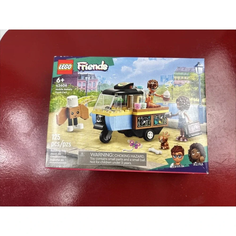 LEGO Friends Mobile Bakery Food Cart 42606 Toy Building Kit 125‎ pcs